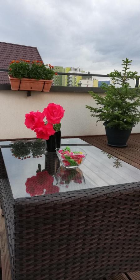 Ama Apartament Cu Terasa 50 Mp & Parcare Braşov Extérieur photo